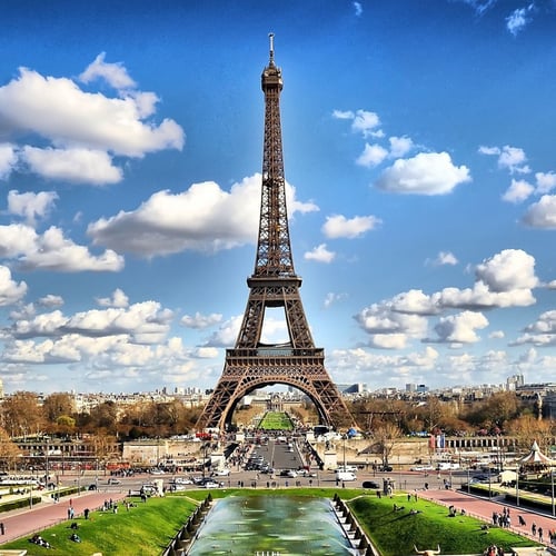 Eiffel Tower Paris France sqr