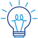 Entrepreneurship icon blue