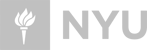 NYU logo horizontal light gray