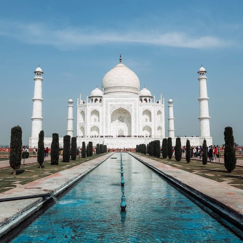 Taj Mahal India sqr