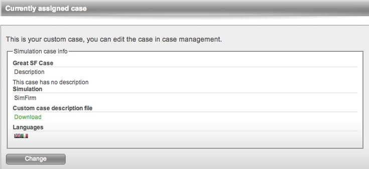Assign business simulations case